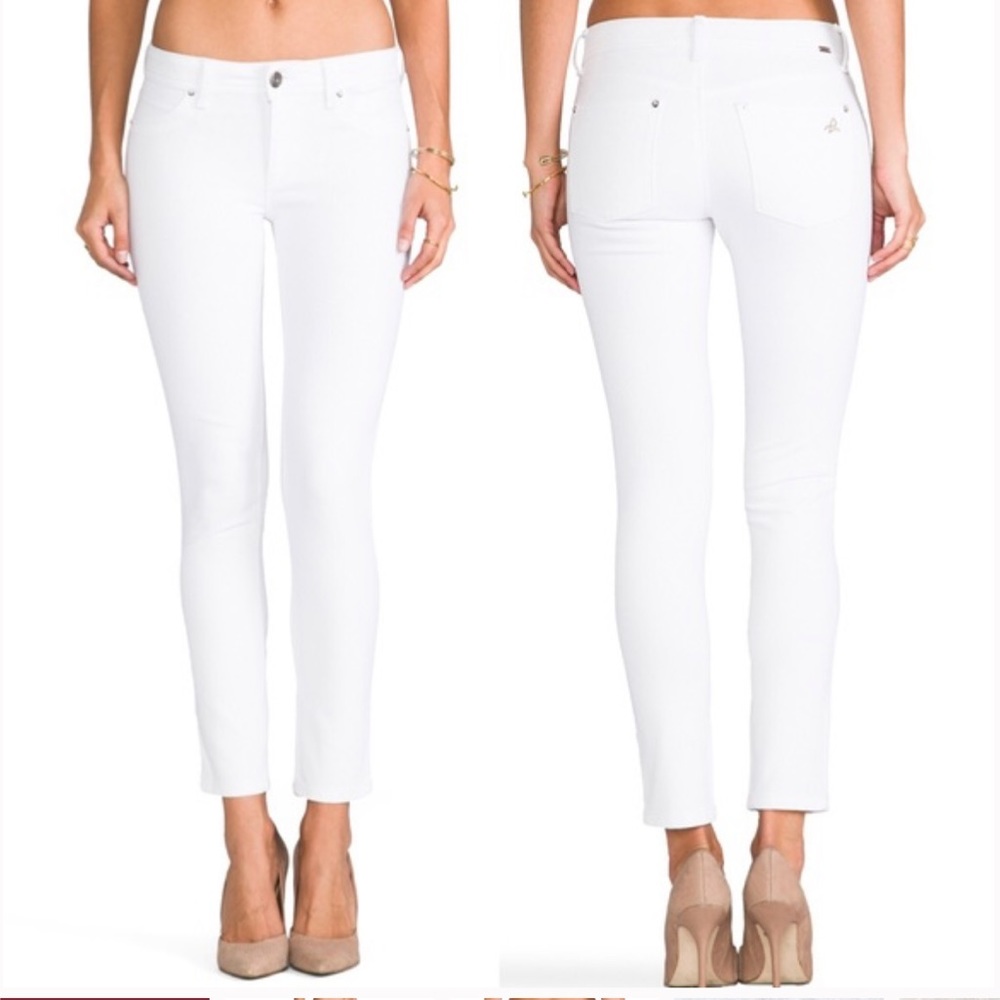DL1961 Emma Legging 4 Way Stretch Jeans, Milk White SIZE 25